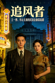 《追风者》海报 - 王一博、李沁主演的民国金融谍战剧